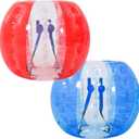 2PCS Inflatable Bumper Balls, 5Ft Human Bubble Ball, Zorb Ball for Adults or Children, Human Hamster Ball, Bubble Soccer Playground Balls