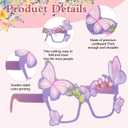36 Pcs Butterfly Party Favors for Girls Kids, Paper Eyeglasses for Birthday Party Supplies, Spring Easter Decorations, Photo Booth Props, Bulk Goodie Bag Stuffers, Classroom School Rewards