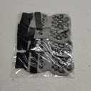 Anti Slip Dog Socks to Prevent Licking Paws - Double Side Paw Covers Dogs Grip Sock for Hardwood Floors, No Twist Dog Booties Grippy Socks for Small Medium Large Senior Dogs, Light Grey and Black, L (L(Pack of 4))