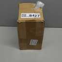 VIJIV Crystal Acrylic Trumpet Vase for Wedding Centerpieces & Home Decor - 24.8" Clear Flower Stand with Ribbed Texture, Gold Accents, Table/Floor Vase for Events, Bridal Showers & Boho Weddings