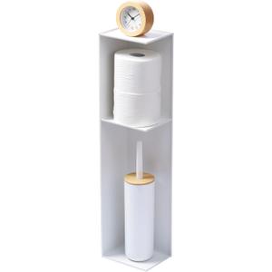 Yamazaki Home Tower Slim Bathroom Storage, Toilet Paper Stocker - Steel -, One Size