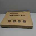 Bed Rails for Elderly Adults Safety 2026 Upgrade - ASTM-Certified Adjustable Bed Cane Supports 350LBS with Non-Slip Grip & Storage Pocket, Tool-Free Assembly Stable Bed Assist Rails for Seniors (Medium-Curved handle, Black)