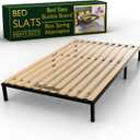 Treaton, 0.68-Inch Heavy Duty Vertical Wooden Bunkie Board/Bed Slats, Twin, Beige