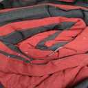 Bedsure Full Size Comforter Set - 7 Pieces Reversible Burgundy and Black Bedding, Full Size Bed Set for All Seasons, Bed in a Bag with Down Alternative Comforter, Sheets, Pillowcases & Shams