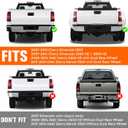 Tail Light + 3rd Third Brake Cargo Lamp for 07-13 Chevy Silverado 1500, 07-14 2500 HD & 3500 HD, 08-14 GMC Sierra 3500 HD, High Mount Stop Light Rear LED Taillight Assembly, 25958482 25958483