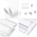 Homebox 50% Blackout Light Filtering Blinds for Windows,Room Darkening Roller Shades Roll up and Pull Down Blind Shades for Home Office 40" W72" H White