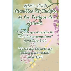 Libreta de apuntes para las dos Asambleas de circuito de los testigos de Jehová 2025-2026: Para ambas asambleas. Formato fácil de llevar 6x9 pulgadas. ... 64 páginas. JW notebook. (Spanish Edition), Paperback