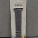 Original Stainless Steel Milanese Loop Compatible with Apple Watch Band 38mm 40mm 41mm 42mm 44mm 45mm 46mm 49mm, Magnetic Clasp Band for iWatch Series 11 10 9 8 7 6 5 4, SE 3 2 1 Ultra3 2, Women & Men (Black)