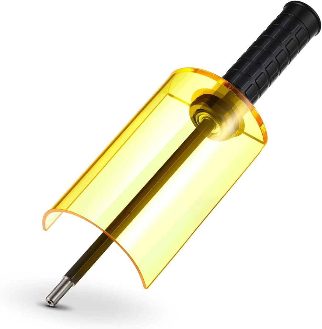 Snowboard Ski Rotary Brush Control Handle Snowboard Ski Wax Rotary Brush Safety Shield Hood