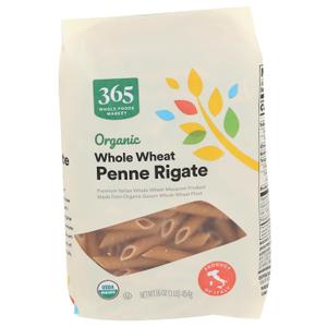 365 by Whole Foods Market, Organic Whole Wheat Penne Rigate, 16 Ounce