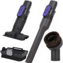 IX141 Vacuum Replacement Attachments for Shark Cordless Vacuums Ix141 Iz462h Iz483h Iz363ht Iz361h Iz163h Iz362h Removable Two-in-one Crevice Tool Brush for D-Shaped Vacuum