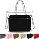 OMYSTYLE Purse Organizer Insert, Felt Tote Bag Organizer Insert with 5 Sizes, Handbag Dividers for Inside Purse, Compatible with Longchamp, Neverful, Speedy and More