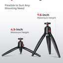 2 x Fuloview Phone Tripod with Wireless Remote, Mini Stand Compatible with Cell Phones, Cameras