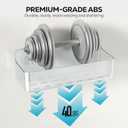 Nieifi Adhesive Wall Shelf, Shower Shelves, Shower Organizer for Bathroom Organization (A-Clear, 2 pieces)