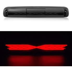 Third 3rd Brake Light, X STYLE Sequential LED High Mount Stop Light for 1999-2006 Chevy Silverado/GMC Sierra 1500 2500 3500 HD, 2007 Silverado/Sierra Classic, Rear Center Cab Roof Tail Lamp
