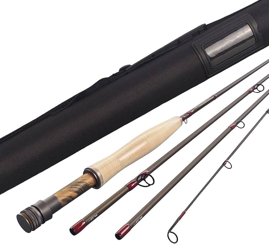 Aventik Fly Fishing Rods Z European Master Design Wild Trout Perfect Cast IM12 Nano 9' LW5, LW6, LW7, LW8 All in 4 Pieces Ultra Fast Action Quality Carbon Rod Tube Super Light