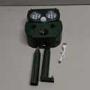 Animal Repellent, Raccoon Repellent Ultrasonic, Waterproof Motion Detection LED Flash Light, Animal Repellent Ultrasonic Outdoor for Dogs Fox Rabbit Squirrels Coyote Deer Repellent