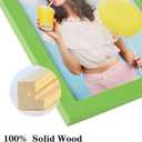 Wyooxoo 16x20 Picture Frame Green Made of Solid Wood Photo Frames Display Pictures 12x16 with Mat or 16x20 Without Mat Colorful Frame For Horizontal Vertical Wall Mounting