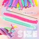 20 PCS Stretchy Fidget Toy,Colorful Stretchy Strings Fidget Toy for Children's Day Gift, Kids, Adults, Boys, Girls, Stress Relief, Calming and Relaxing Present 