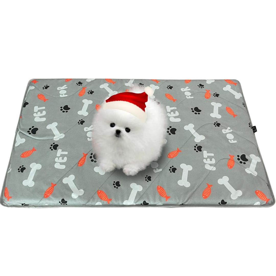 Outdoor Dog Mat, Portable, Waterproof, Washable, Large Size Roll Up Travel Camping Pet Bed (XL)