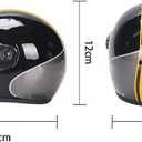 Pet Safety - Cat & Dogs Motorcycle Helmet - Full Face, Bike Riding & Outdoor (Black)