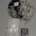 Smart Curtain Lights, 900 LEDs App Controlled DIY Fairy Lights Pattern and Text Programmable, Music Sync with Remote, Waterproof, for Indoor Valentine's Day Christmas Decoration, RGB Color Changing