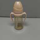 GROSMIMI Spill Proof no Spill Magic Sippy Cup with Straw with Handle for Baby and Toddlers, Customizable, PPSU, BPA Free 10 oz (Peach)