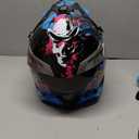 DOT Adult Dirt Bike Helmet with Goggles Gloves & Mask Adjustable Sun Visor Motorcycle Adult ATV Helmet Off-Road Motocross Downhill Moped MX BMX for Unisex Adult-188-Blue Cowboy, Large