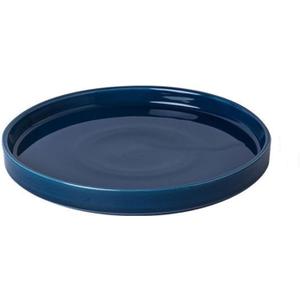 Blue Ceramic Pot Saucer - Drainage Tray for Indoor and Outdoor Flower Plant Pots and Planters, 12 Inch