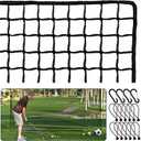 Golf Net,10Ft,15Ft,20Ft,25Ft, 30Ft, 40Ft Golf Practice Net, Sports Practice Barrier Net, Heavy Duty Ball Netting Golf Hitting Net, DIY Ball Net, Baseball Net Hockey Net and Chipping Net