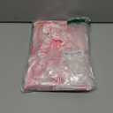 Kids Girl Pajama Set with Headband Blindfold Hair Tie Toddler Boy Girl Satin Silky Button-up Pajama Sleepwear (8-9 Years, Pink White Plaid-long)