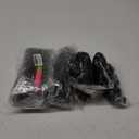 Col Bling Goddess Locs Crochet Hair 18 Inch 8 Packs Faux Locs Crochet Hair for Women Pre Looped Crochet Boho Goddess Faux Locs Crotchet Hair with Curly Ends #1B