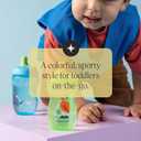 Tommee Tippee Sporty Bottle, 10oz Sippy Cups for Toddlers 1-3, Spill-Proof, Bite Resistant Spout, Easy to Hold Design, BPA Free, Pack of 3, Orange, Green and Blue | for 12m+, Non-Spill, Sippy Cups, for Toddlers, Easy-Hold