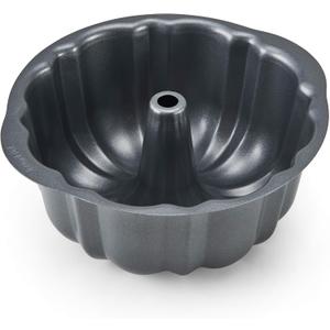 Instant Pot Official Non-Stick Fluted Cake Pan, 7-Inch, Gray - Versatile Baking Mold for Bundt Cakes, Lasagna, Macaroni and Cheese, Casseroles, and More - Compatible with 6-Quart and 8-Quart Cookers