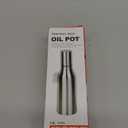 Flyboo Olive Oil Dispenser,Oil Bottle Stainless Steel Leak Proof Olive Oil Decanter for Kitchen (17 Ounces)