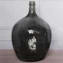 21" Extra Large Floor Glass Vase for Tall Pampas Grass - Table Home Decor, Black Glass Vase Balloon Jug Tall Floor Vases for Centerpieces Home Decor