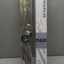 Linear Shower Drain with Tile Insert Panels 24 Inch Brushed Gold 304 Stainless Steel Rectangle Shower Floor Drainwith Hair Catcher, Adjustable Feet