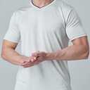 Liberty Pro mens Dry Fit V Neck Short Sleeve T Shirts T-Shirt , 3 Pack, Size-L