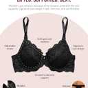 Smart & Sexy Women's Signature Lace Push-up Bra - Perfect for Seeking Effortless Style and Comfort (Green, M)