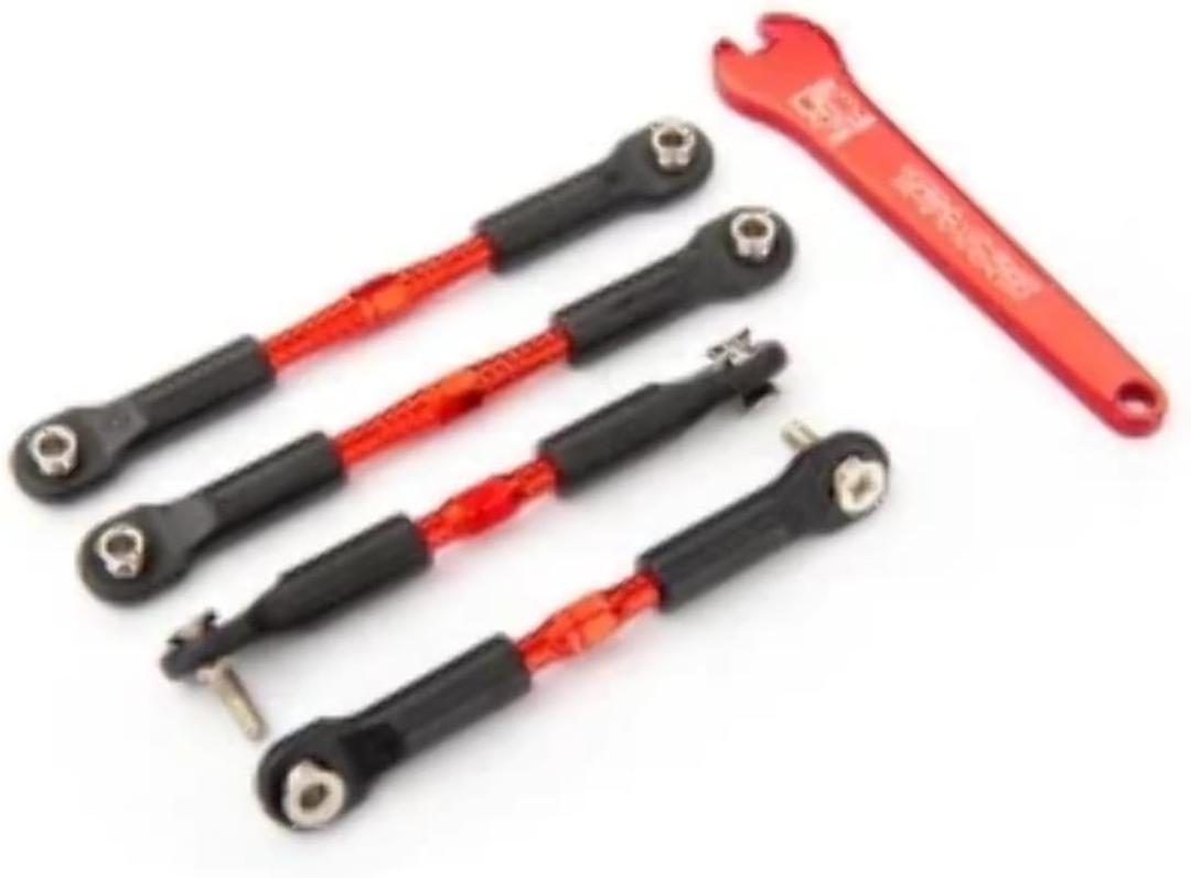 Traxxas 3741X Red-Anodized Aluminum Turnbuckle Set