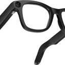 Smart Glasses Real-Time Translation Powered AI Chat Assistant, 8MP Camera 3200W Pixels 1080P Video, 32GB Storage, 40-Min Fast Charge 120H Standby, Dual Mics Speakers