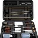 Universal Gun Cleaning Kit, Rifle Cleaning Set with Reinforced Brass Rods, Brass Jags and Slotted Tips