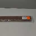 HandiTreads Non Slip Aluminum Stair Nosing, Powder Coated Brown, 2.75" x 48" with Color Matching Wood Screws, Each (Brown)