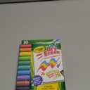 Crayola Washable Dura-Wedge Tip Dry Erase Markers, 10 Count