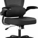 Ergonomic Mesh Office Chair with Adjustable Lumbar Support, Black
