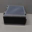 RISOU Sturdy Miniature Figure Storage Carrying Case for Standard Sized Figures - 128 Slot Miniature Figure Box Compatible with 40k,D&D and More.(CASE ONLY) (Black)