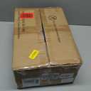 Furologee Entryway Table, 38'' Console Sofa Table with 3 Fabric Drawers, Industrial Entry Way Table with Storage Shelves, Display Shelf for Living Room, Hallway, Entrance, Foyer, Rustic Brown