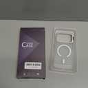 for iPhone 17 Pro Case with Stash Lens Stand and 9H Screen Protector, Compatible with MagSafe, Military-Grade Drop Protection Phone Case for iPhone 17 Pro, 360 Full Protection, Frosted Clear