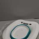 Sitz Bath, Sitz Bath for Toilet Seat, Postpartum and Hemorrhoids Care Kit - Yoni Steam Seat - Foldable Portable Basin soak - Universal Fit for Standard Toilets (Blue)