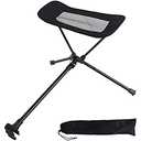 Universal Camping Chair Foot Rest Ottoman Folding Attachable Leg Rest Recliner Lazy Retractable Accessories for Retractable Stool Hammock Beach Chair